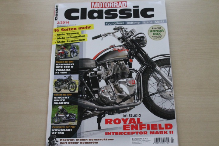 Deckblatt Motorrad Classic (02/2014)